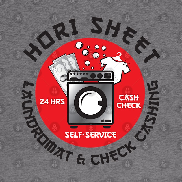 Hori Sheet Laundromat & Check Cashing by Alema Art